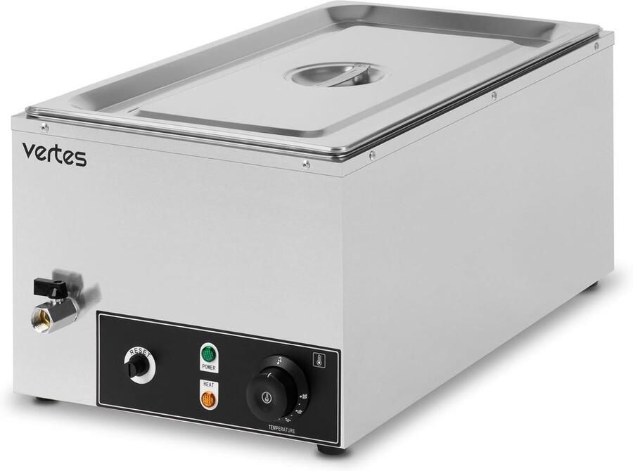 Voedselwarmer Bain Marie Buffetwarmer Warmhoudbak Buffetten Warm Houden Roestvrij Staal 20.5 Liter Zilver