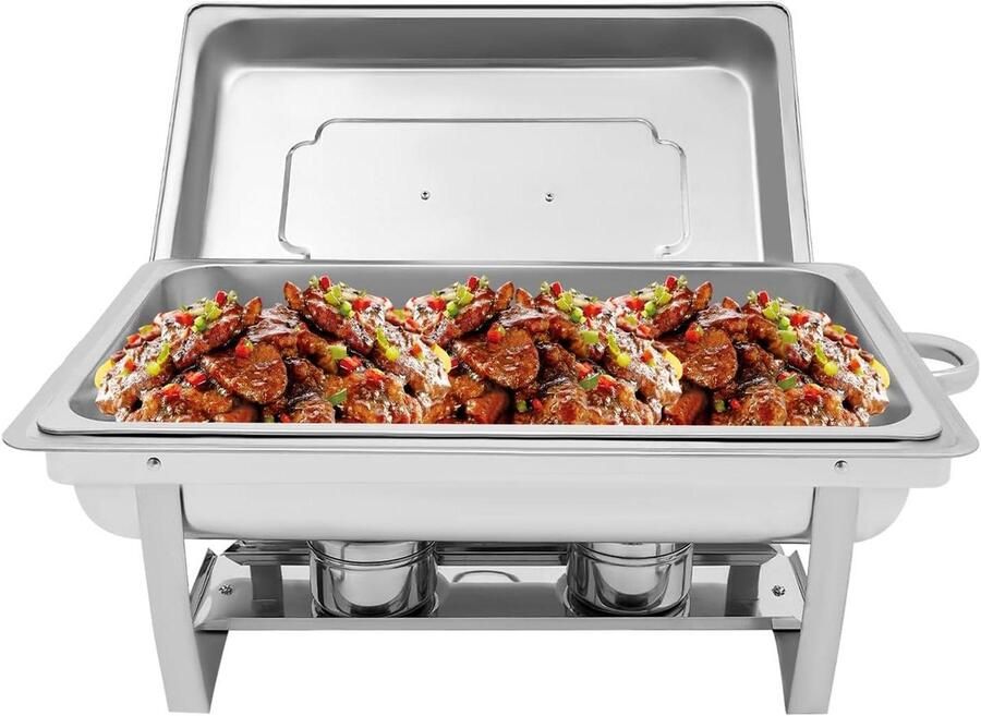 Voedselwarmer Elektrisch Buffetwarmer Bain Marie Buffetten Warm Houden Roestvrij Staal Druppelvrij