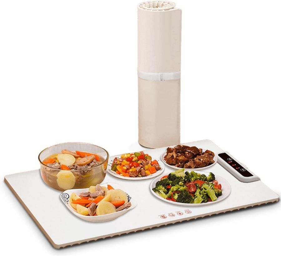 Voedselwarmer Lade Warmhoudplaat Elektrisch Buffet Warm Houden Instelbare Temperatuur Tot 6 Uur Warm Zwart