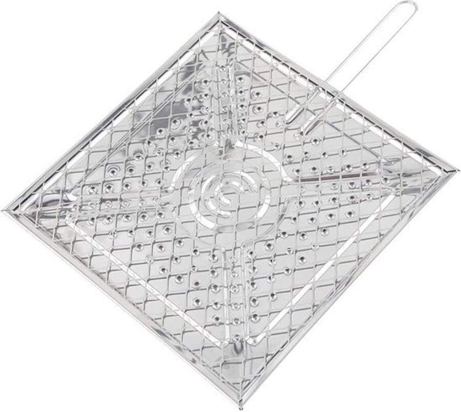 Voedselwarmer RVS Warmhoudplaat Keukenapparatuur Duurzaam materiaal 25x25 cm Roestvrij staal