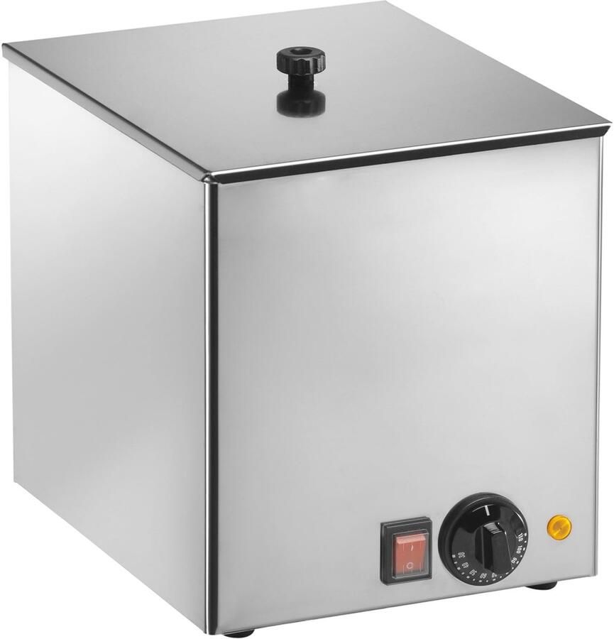 Voedselwarmer Warmhoudplaat Bain-marie Buffet Presentatie Roestvrij Staal 28 x 35 x 29 cm Zilver