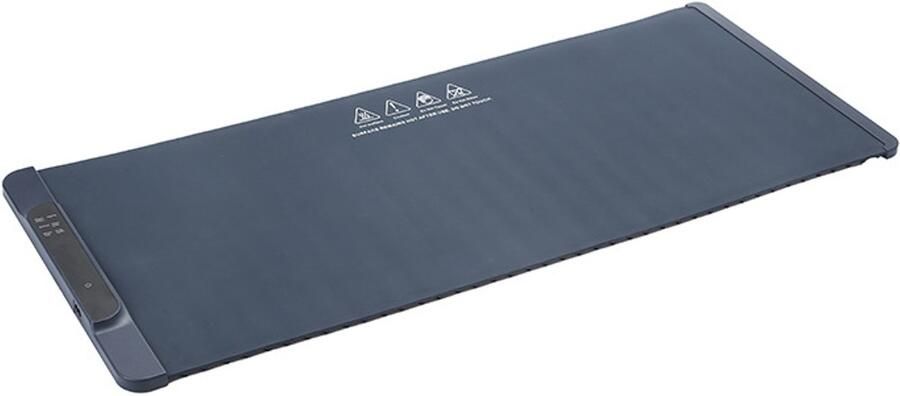 Voedselwarmhoudmat volledig verwarmde elektrische warmhoudplaat 14 instelbare temperatuurstanden oprolbare buffetwarmhoudmat draagbare voedselwarmer geschikt voor feesten familiebijeenkomsten en buffetten (blauw)