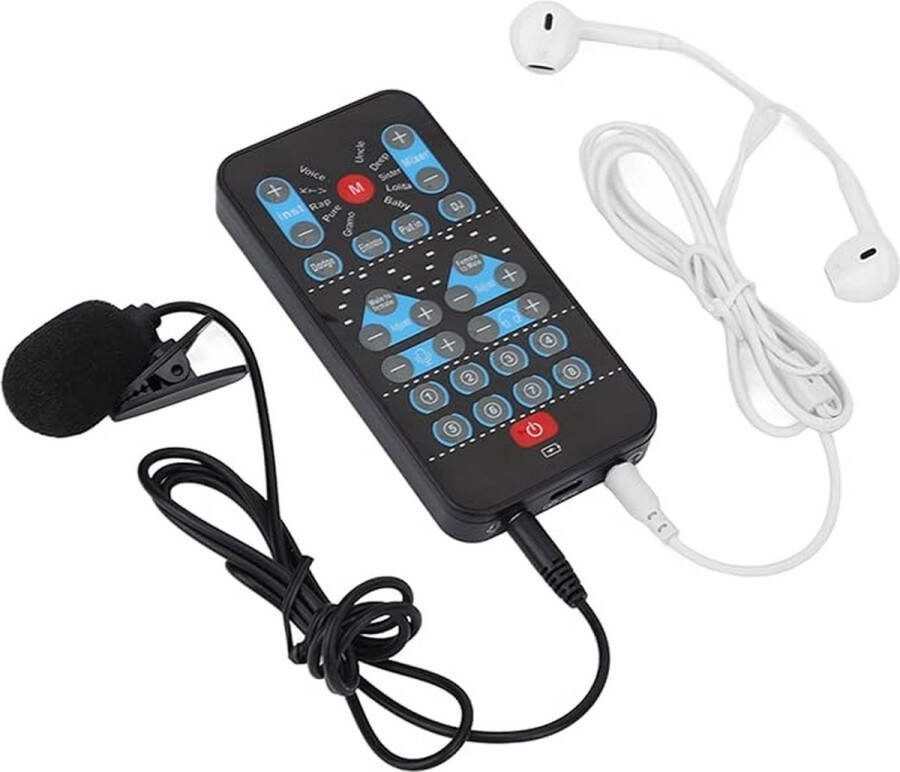Voice Changer Stemvervormer Stemveranderaar Gaming Mixer