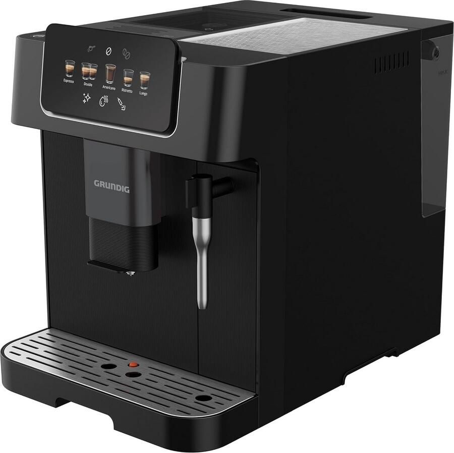 Volautomaat Koffiemachine Espressomachine Melkschuim Koffie Bereiden 13 Maalgraad Instellingen 2 Liter Tank Zwart