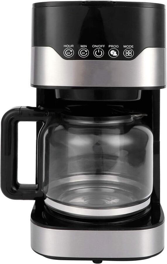 Volautomatisch Koffiezetapparaat Espressomachine Theemaker Thuis Kantoor Stoomspray Extractie 15 L Capaciteit Zwart