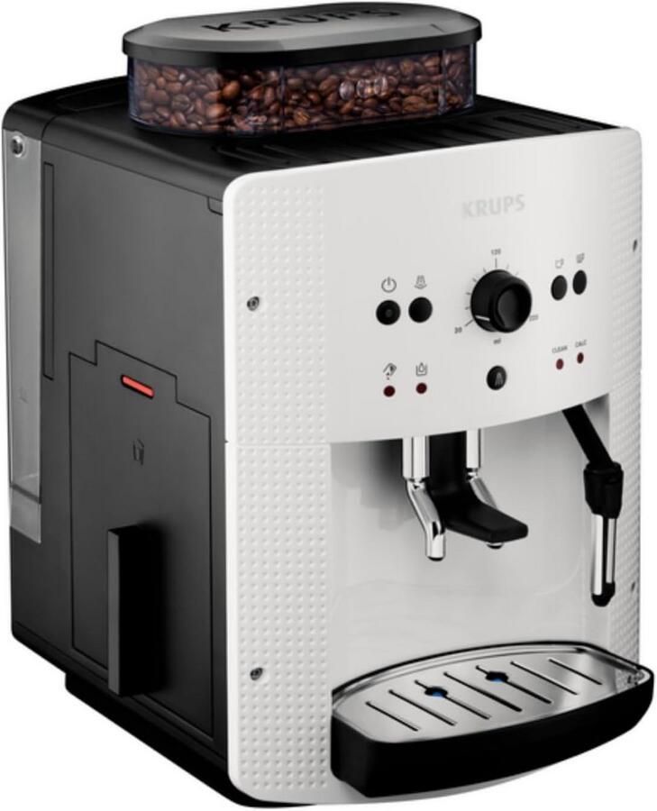 Volautomatische espressomachine Cappuccino machine Thuis barista worden Compact Thermoblock systeem 16 Liter reservoir Wit
