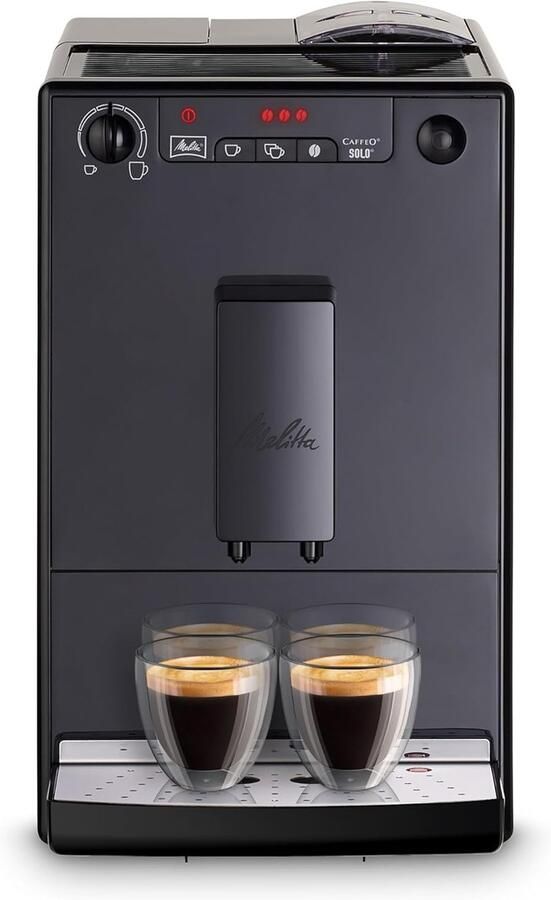 Volautomatische Espressomachine Koffiezetapparaat Pure Koffie Compact Design 1.2 Liter Zwart