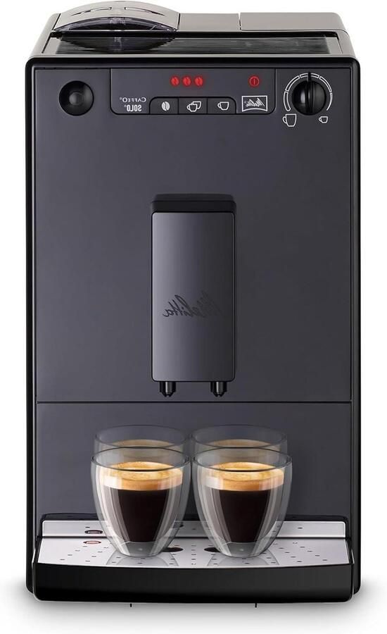 Volautomatische Espressomachine Koffiezetapparaat Pure Koffie Genieten Extra Smalle Design 1.2 Liter Zwart