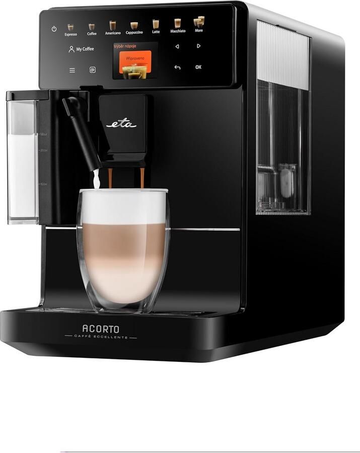 Volautomatische espressomachine met extra slank ontwerp voor espresso cappuccino en latte