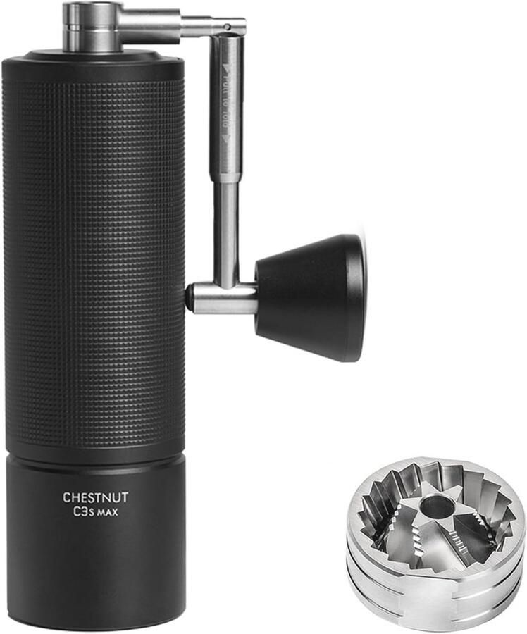 Volautomatische Handkoffiemolen met Precisie-instellingen Zwart