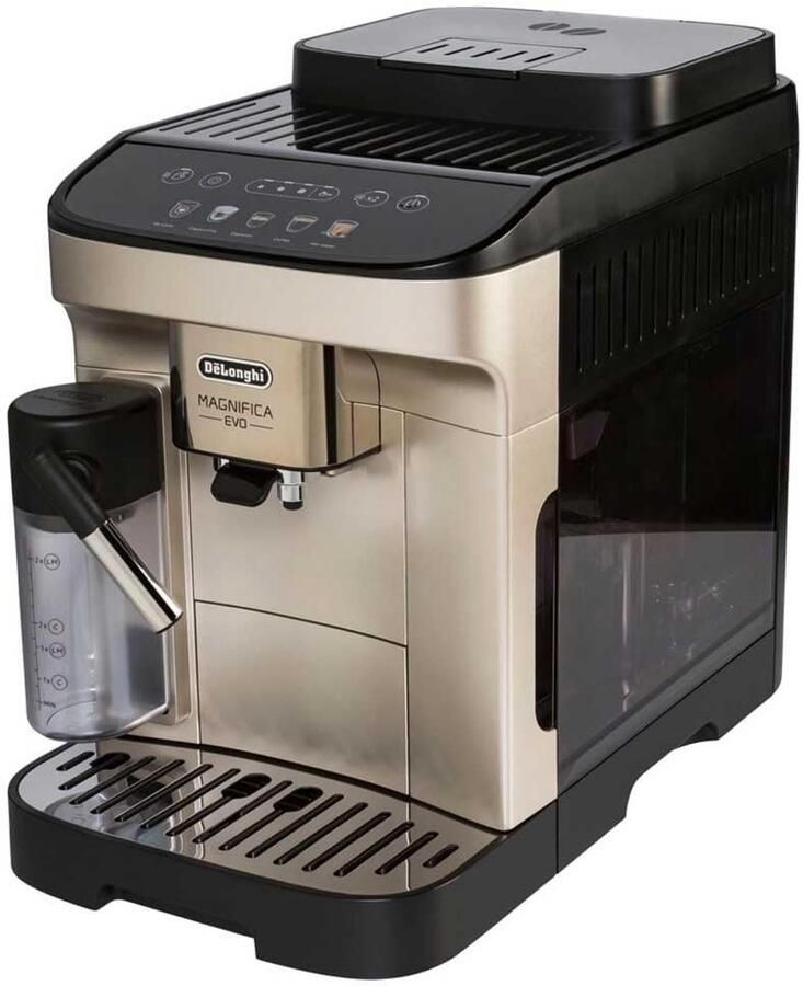 Volautomatische Koffiemachine Espresso Apparaat Thuis Barista Geïntegreerde Melkopschuimer 49x41x31 cm Zwart Metaal