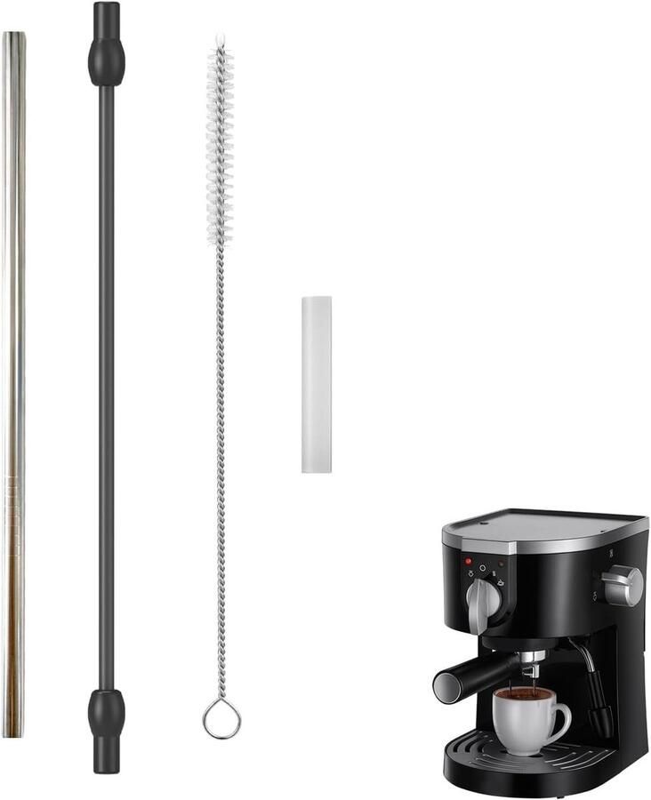 Volautomatische koffiemachine melkslangset voor EQ6 EQ7 Plus S700 S500 S300 S100 herbruikbare accessoires van siliconen en roestvrij staal voor perfecte koffieervaring