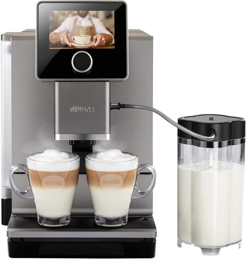 Volautomatische koffiemachine met kleuren touchscreen en Bluetooth