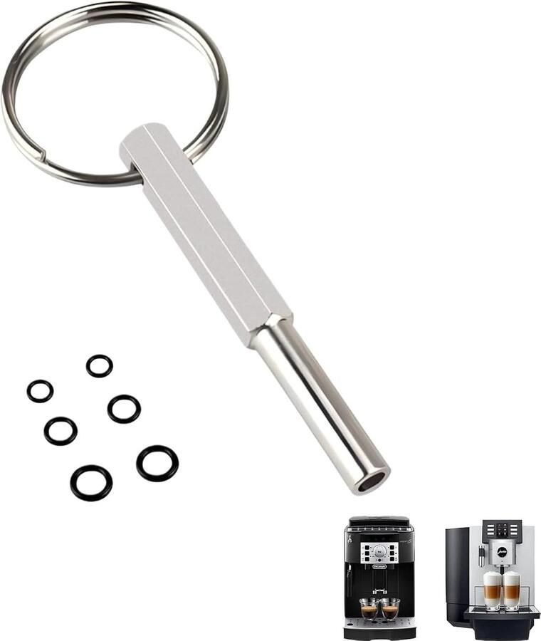 Volautomatische Koffiemachine Onderhoudsset met Ovale Hoofd Sleutel voor Reparatie en Ondersteuning van Jura en Krups Koffiemachines