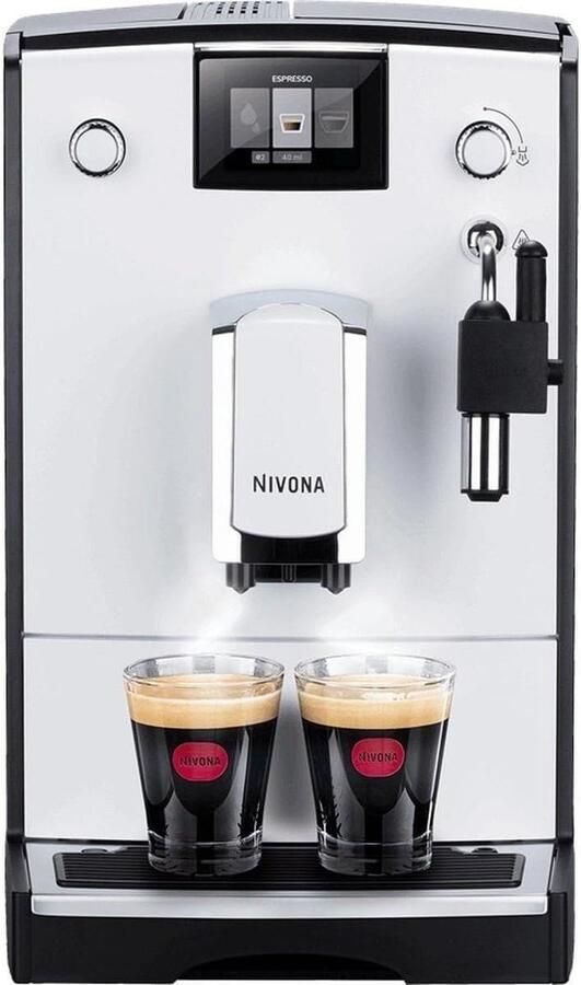 Volautomatische Koffiemachine Wit Volledig Automatisch Koffiezetapparaat voor Espresso en Cappuccino