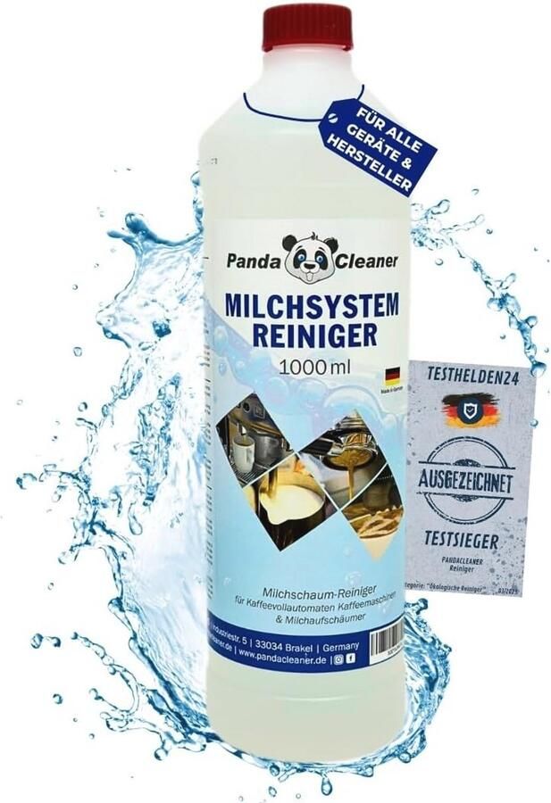 Volautomatische melksysteemreiniger voor koffiemachines 1000 ml concentraat effectief en milieuvriendelijk