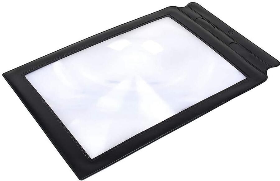 Volledige Pagina 3x Vergrootglas Blad GROOT Vergrootglas Boek Leeshulp PVC Lens 32 * 21 * 1 Vergrootglazen Vergrootbladen voor Lezen Bagima