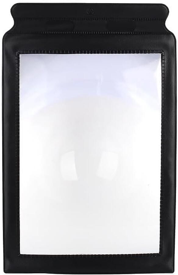 Volledige Pagina Lezen Vergroten Visuele Beperking Aids Loepen Glas 3X Vergrootglas Power A4 Vel Verlichte Leeshulp Lens
