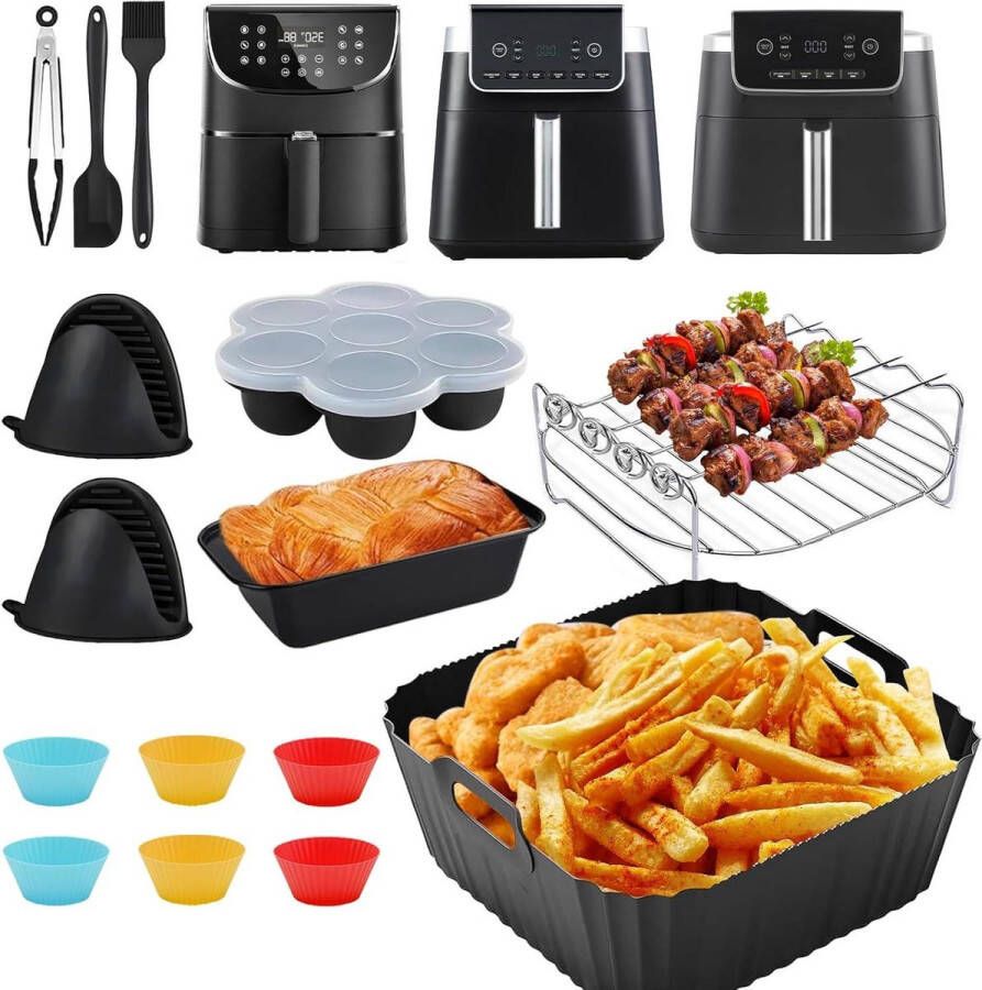 Vorm accessoires voor heteluchtfriteuse van siliconen C