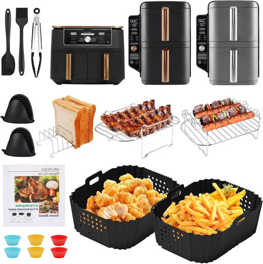 Vorm siliconen accessoires voor heteluchtfriteuse D