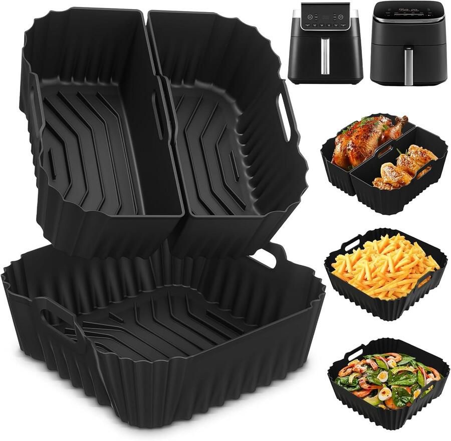 Vorm voor heteluchtfriteuse 19-23 cm accessoires voor heteluchtfriteuse accessoires voor de Ninja AF180EU Max Pro 6 2 L Philips 6 2 l NA230 Cosori TurboBlaze 5 l 6 0 l herbruikbare