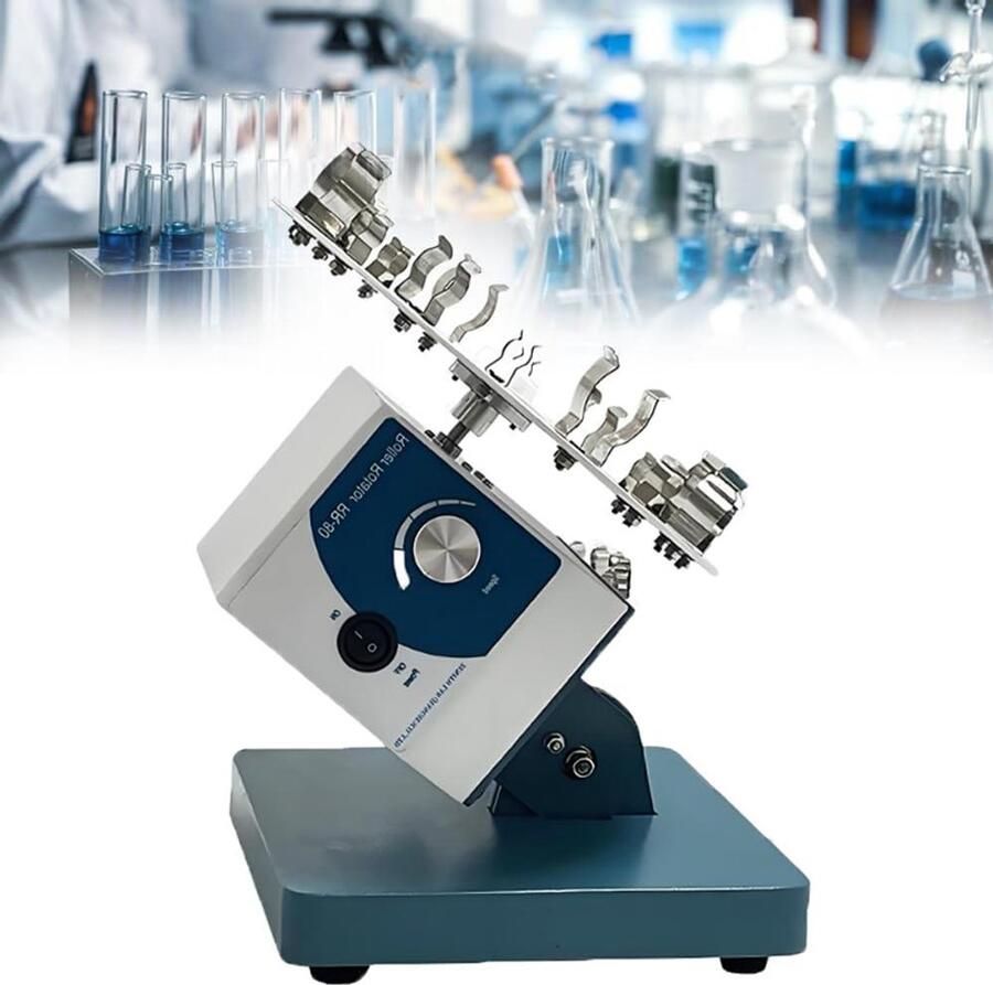 Vortex Mixer Centrifugebuis Mixer Monsters Mengen Instelbare Snelheid 40-80 graden Wit