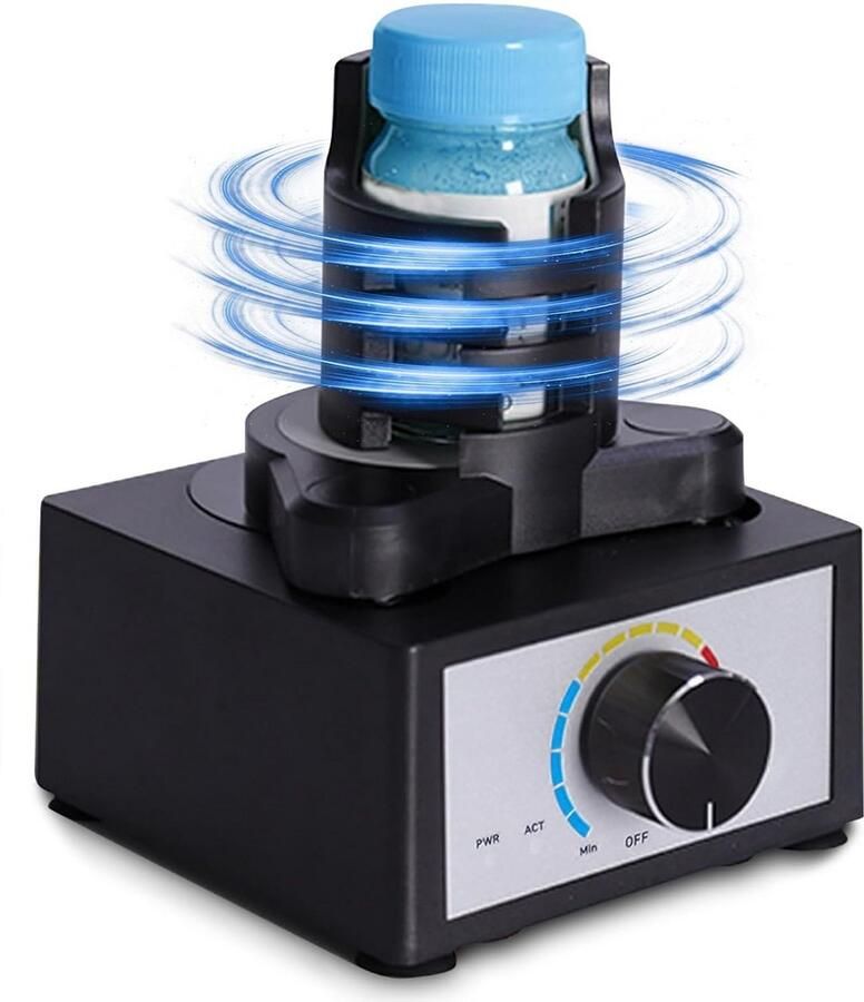 Vortex Mixer Turboshaker Verf Mixer Vloeistoffen Mengen Handsfree Schudden 10-100 ml Wit