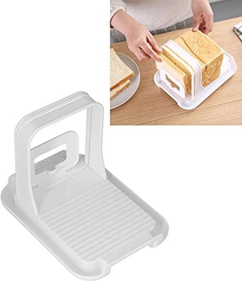 Vouwbare Broodsnijder Snijgids voor Brood Bagels en Taarten