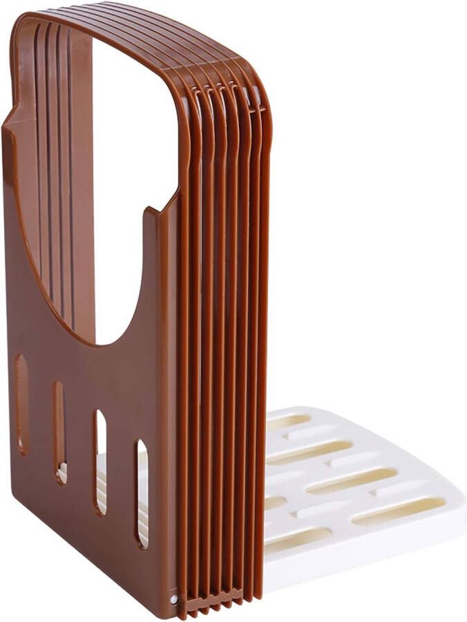 Vouwbare Handmatige Broodsnijder Verstelbare 5 Laags Snijder voor Huisgemaakt Brood Sandwiches Ham Kaas