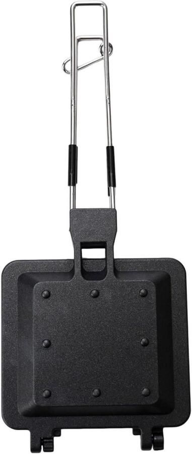 Vouwbare Sandwich Pan Ontbijt Maker Outdoor Koken Antiaanbaklaag 33 x 14 cm Zwart
