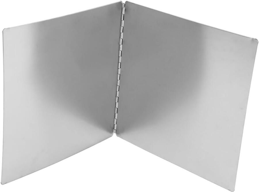 Vouwbare Spatbescherming Kookplaat Beschermer Vetvrij Koken Dubbelzijdig Ontwerp 40x30 cm Zilver
