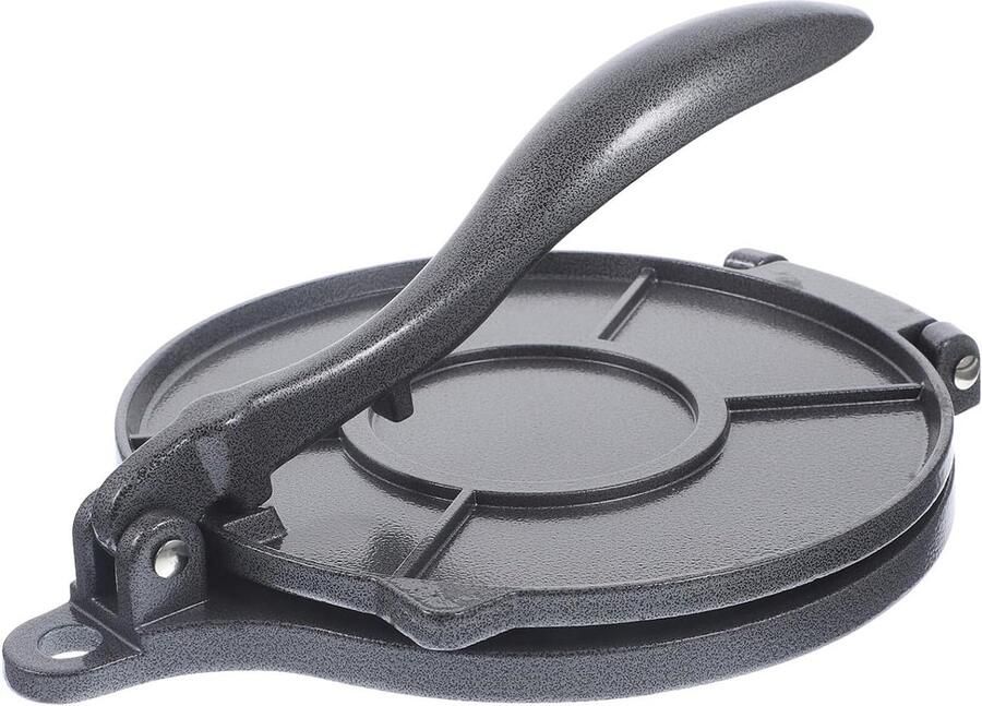 Vouwbare Tortilla Pers Keukenmachine Platte Gerechten Zelf Tortillas Maken Versterkte Handgreep 20 cm breed Grijs