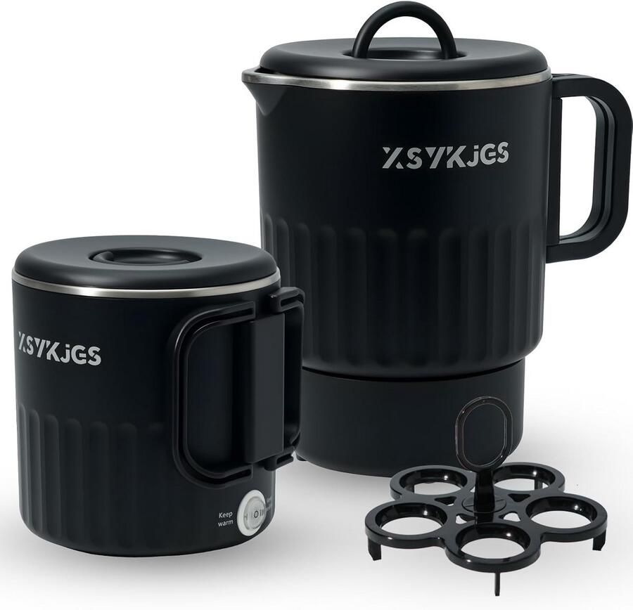 Vouwbare Waterkoker 1 Liter Geel Reis Kamperen Elektrische Waterkoker 600 W RVS BPA-vrij Dubbelwandig Ontwerp