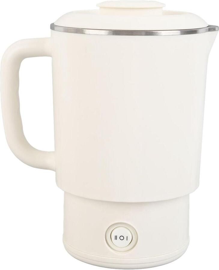Vouwbare Waterkoker Reis Waterkoker Snel Water Koken Opvouwbaar Ontwerp 600 ml Zilver