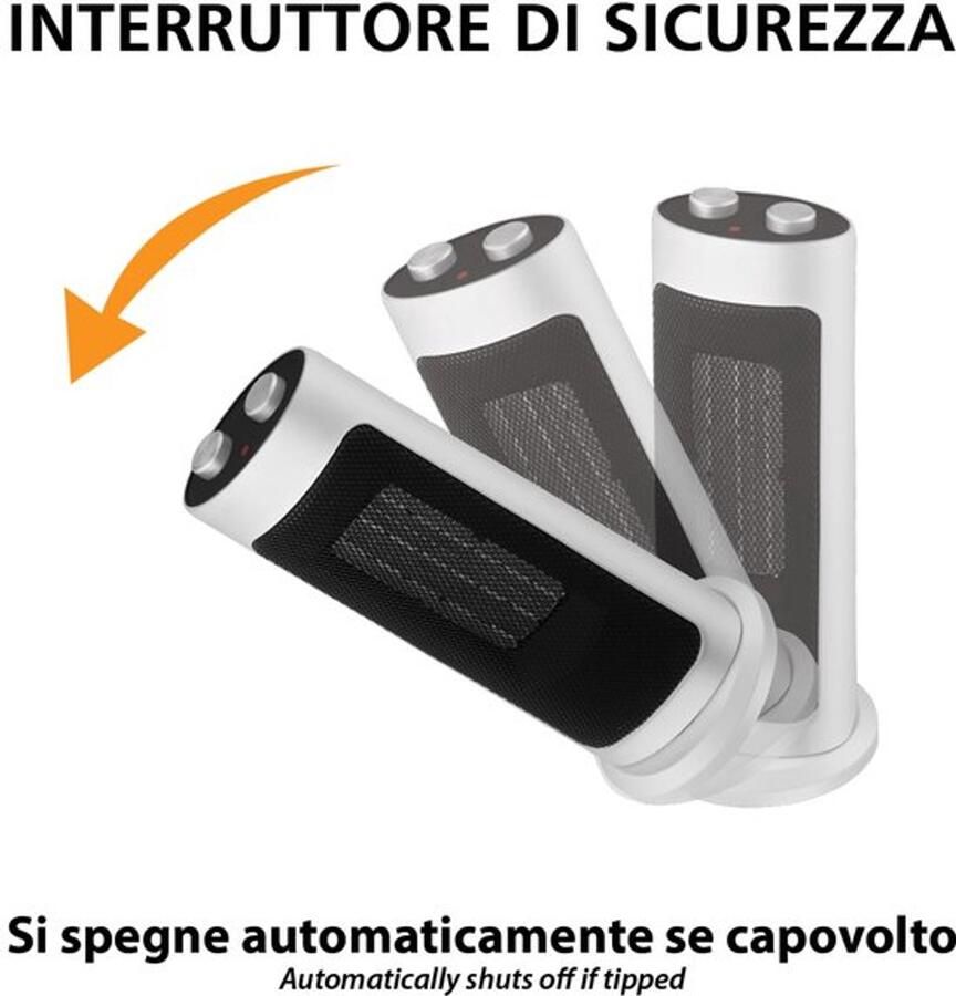 Vrijstaande Elektrische Kookplaat Keramisch 2000 W Vermogen Compact 10 cm Wit Oscillerend Binnengebruik