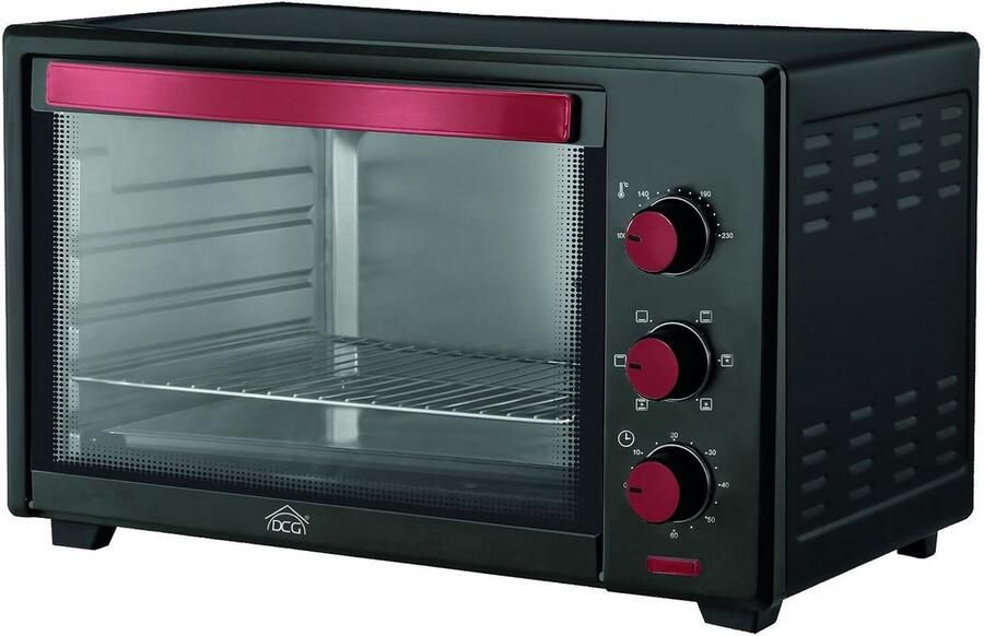 Vrijstaande Elektrische Oven 48L Draaiknopbediening Zilverkleurig