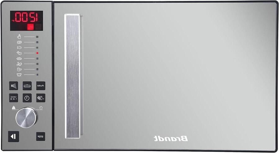 Vrijstaande Magnetron Oven Apparaat Snel Eten 8 Automatische Programma's 26 Liter Capaciteit Zwart