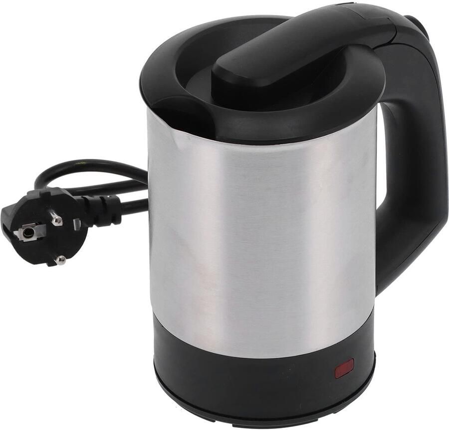 Allecto Elektrische Waterkoker Roestvrijstalen Waterkoker 1000W Warmwaterketel Compact en Draagbaar Automatische Uitschakeling Ideaal v