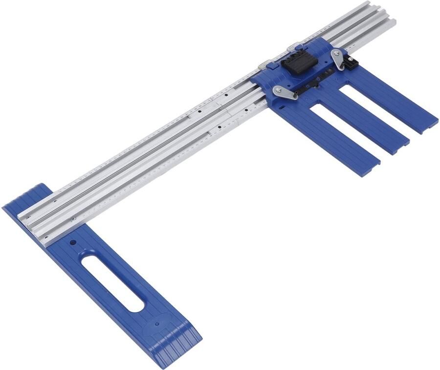 VT Goods Geleiderail voor Houtbewerkingssnijder Cirkelzaaggeleider Slijtvaste Aluminiumlegering Multifunctioneel Snijbereik tot 65 cm Ge