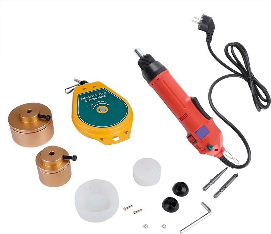VT Goods Handheld Caps Sealer Machine Elektrische Flessendopper Geschikt voor 10-50mm Doppen Verpakking en afsluiten Efficiënt en gebruiks