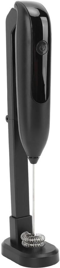 Allecto Handmelkopschuimer Melkopschuimer voor Koffie Zwart Batterijgevoed Ideaal voor Cappuccino en Latte Thuisgebruik