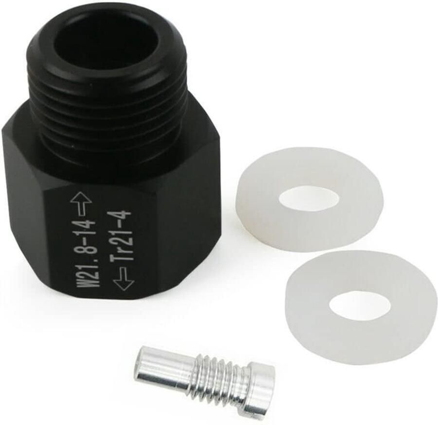 Vt s Cilinder Adapter T21-4 naar W21.8-14 Slijtvast en Corrosiebestendig Compact CO2 Adapter Geschikt voor SodaStream Duurzaam en