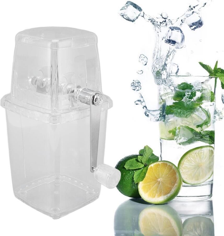 Vt s Handgebogen Ijsbreker Multifunctionele Ijsmachine Draagbaar en Roestvrijstaal Transparant IJsblokjesmaker Geschikt voor Thuisk