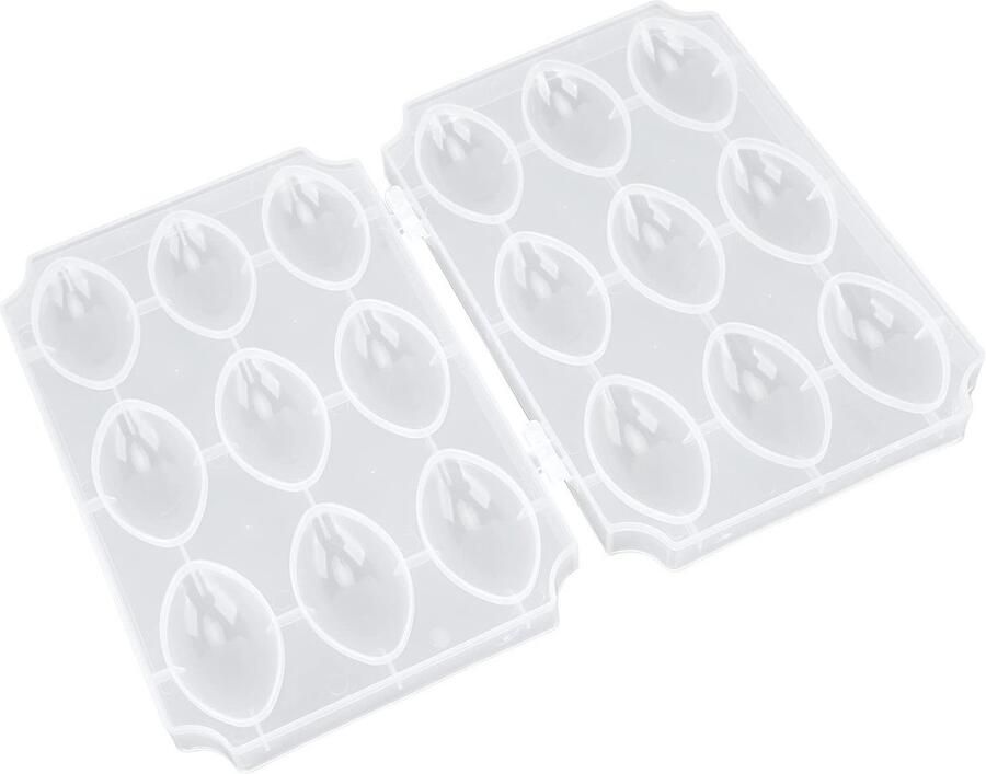 Allecto Plastic Gehaktbal Schimmel Gehaktballen Maker Eenvoudig te gebruiken Transparant Vleesballen Maker Ideaal voor gezinnen 9 Grids