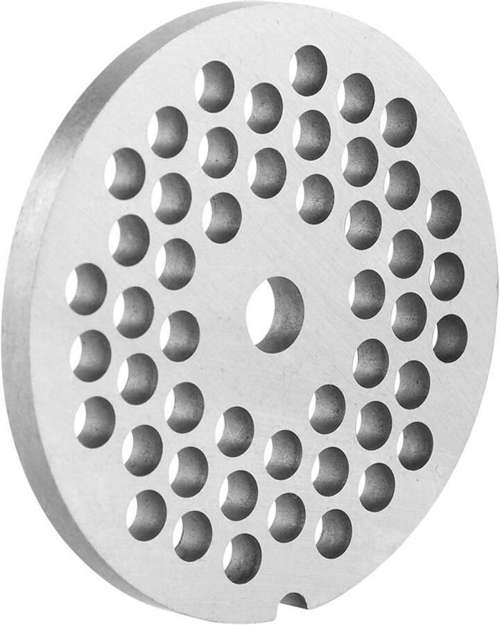 Allecto Schijfmes voor huishoudelijke vleesmolen Reserveonderdeel voor professionele messchijf 5 mm Zilver Geschikt voor malen Perfect