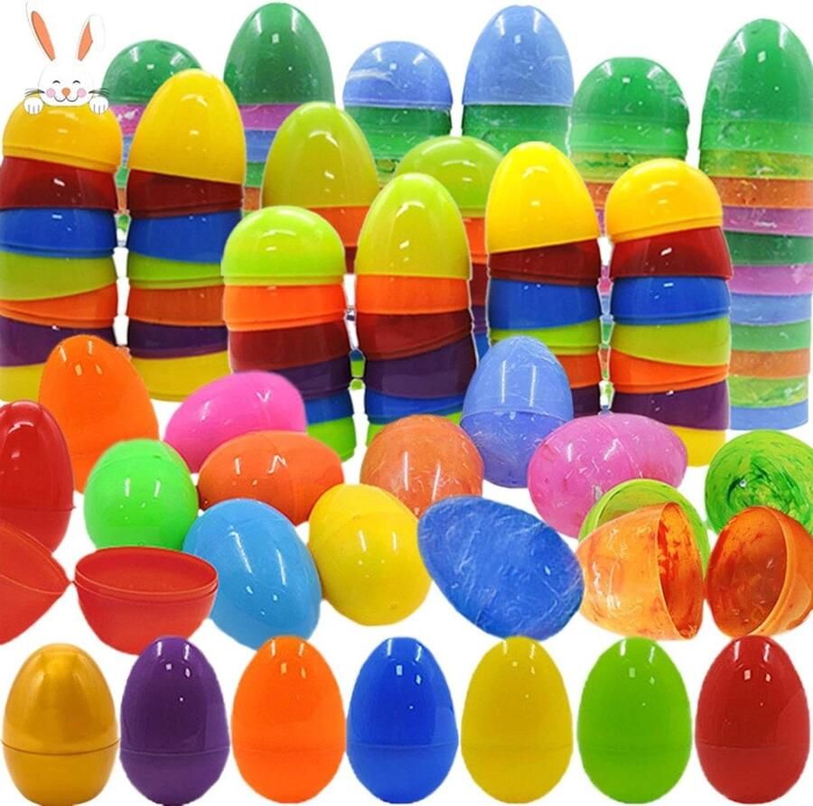 Vulbare Paaseieren Kleine Paaseieren Decoratie Paasfeest Versieren Met Muziek Maraca's 36 Stuks Kleurrijk
