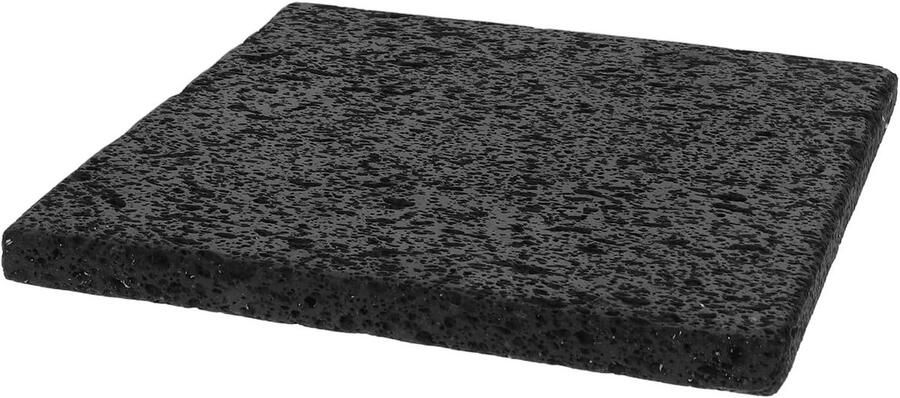 Vulkanische Steen BBQ Grillplaat Kooksteen Teppanyaki Gezond Koken Gelijkmatige Warmteverdeling 20 x 20 x 15 cm