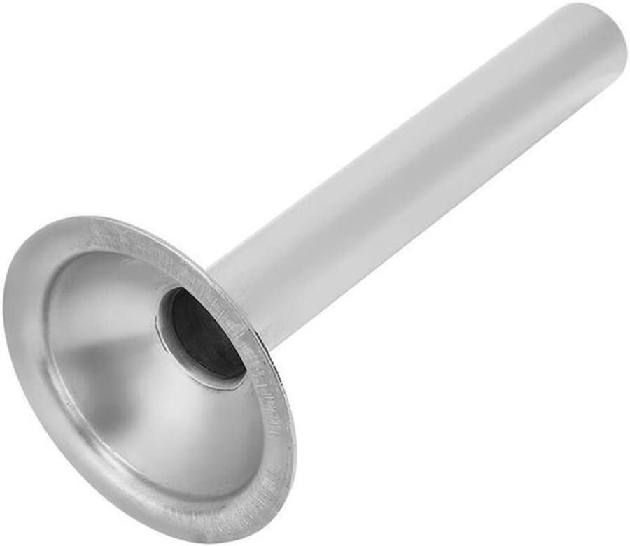 Vulpijp roestvrij staal Worstbufferbuis Accessoires vleesmolen Diameter 19 mm Buislengte 16 5 cm Geschikt voor nr. 10 vleesmolen Worstvulbuis