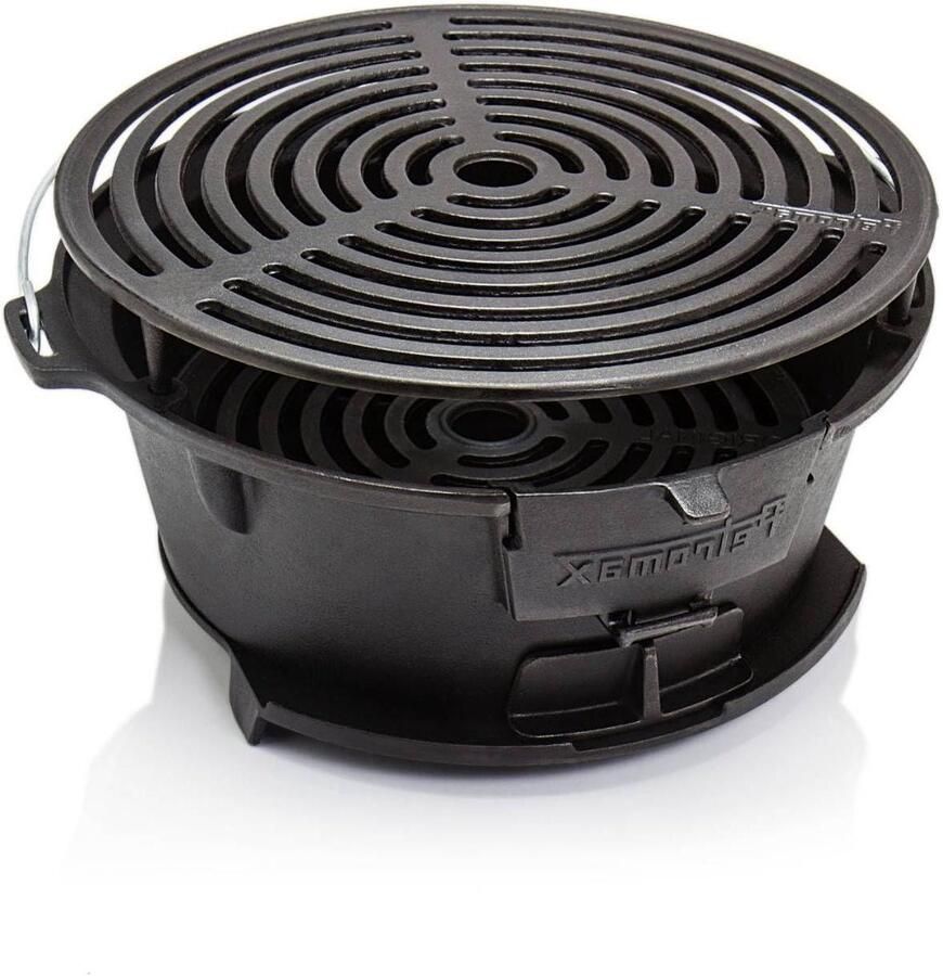 Vuurgrill Buitenkeuken Grill Buiten Koken Gietijzeren Kookplaat 17.1 inch Hoogte Meerkleurig