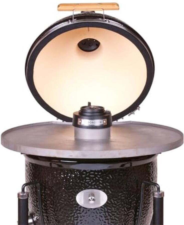 Vuurplaat Grillplaat Plancha Buiten Koken Gelijkmatige Temperatuur 74 cm Diameter Zwart